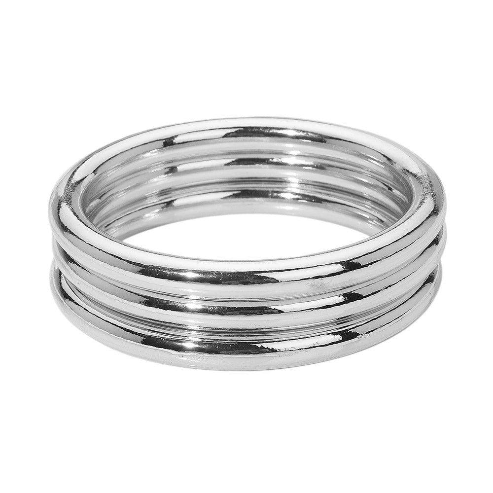 Silver Trio Bangles