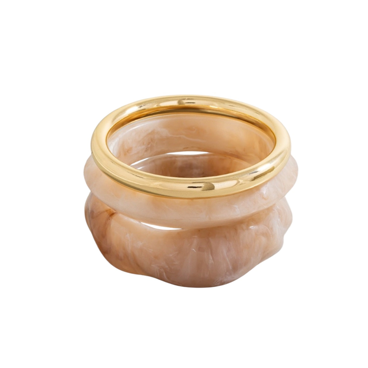 Caramel Marble Bangles