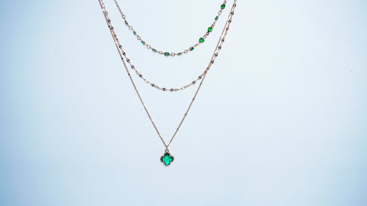 Layered Clover Necklace