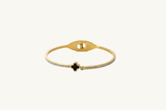 Slim Midnight Bloom Bangle