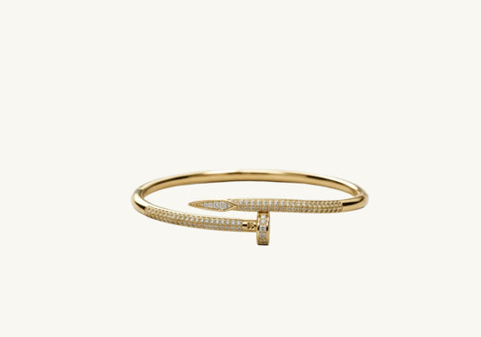 Gold Eternal Edge Bangle